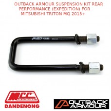 OUTBACK ARMOUR SUSPENSION KIT REAR(EXPEDITION)FITS MITSUBISHI TRITON MQ15+